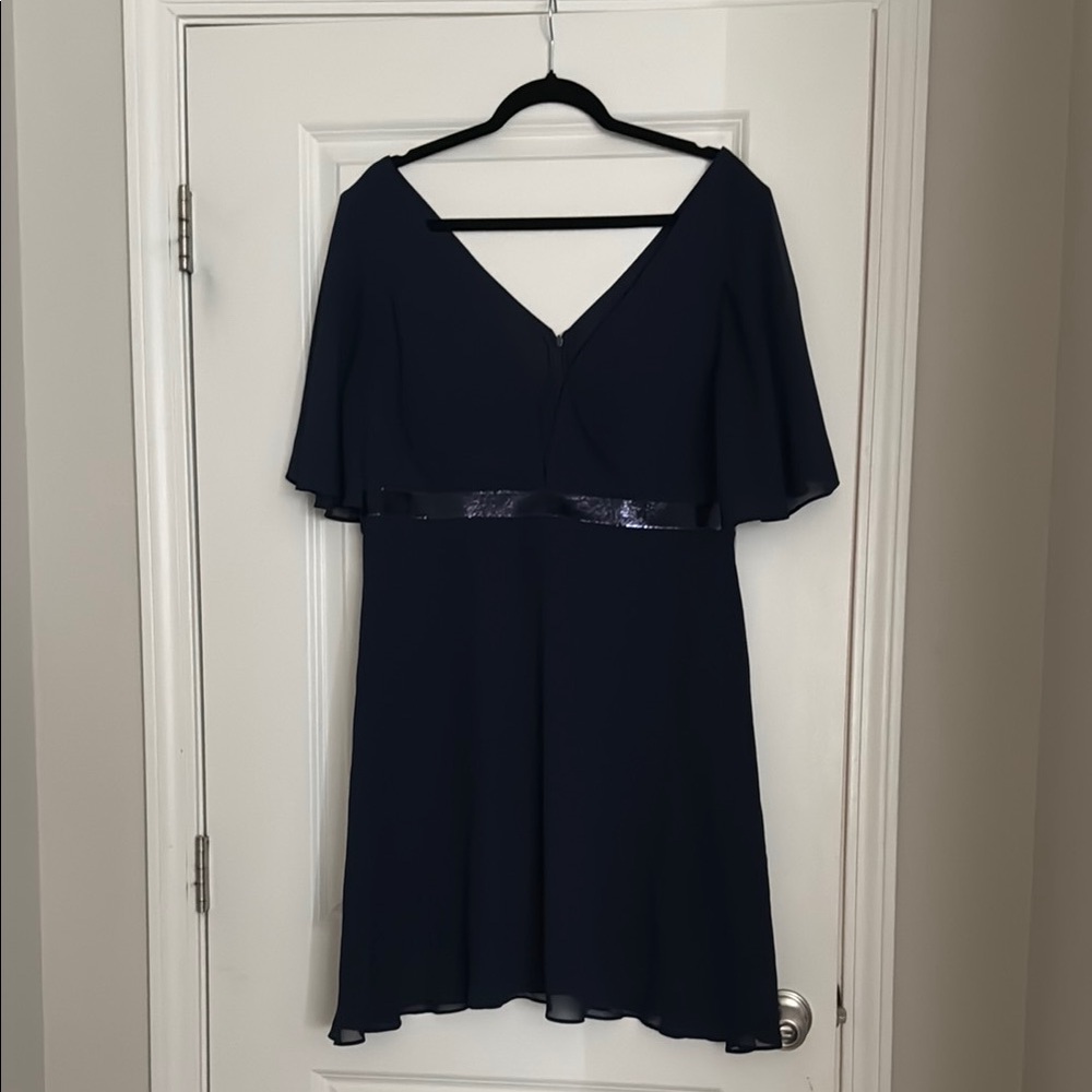 Elegant Navy Blue Dress